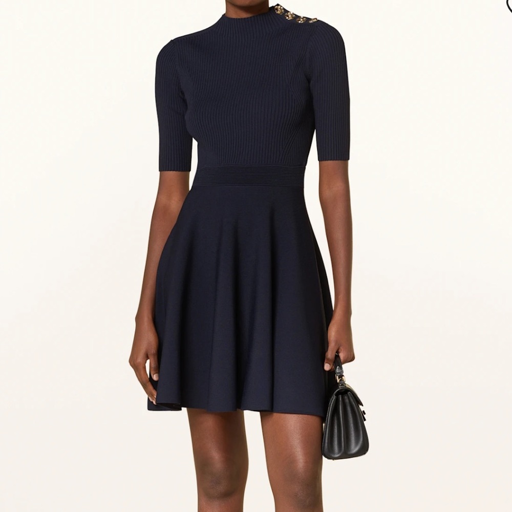 Ted Baker Midnight Blue Knit Dress